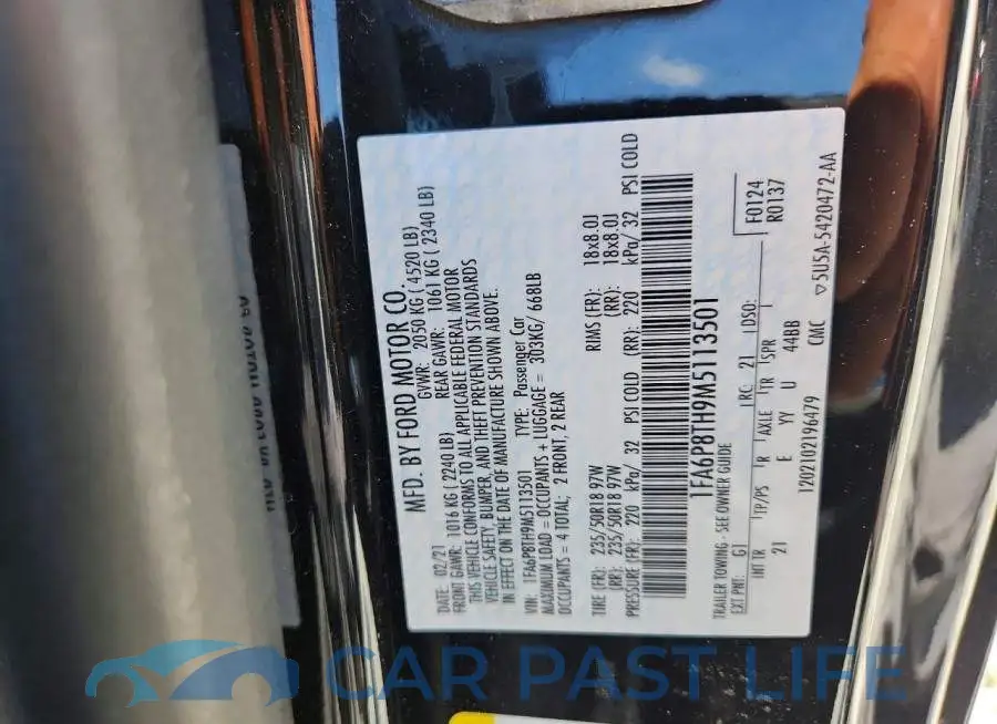1FA6P8TH9M5113501# 13