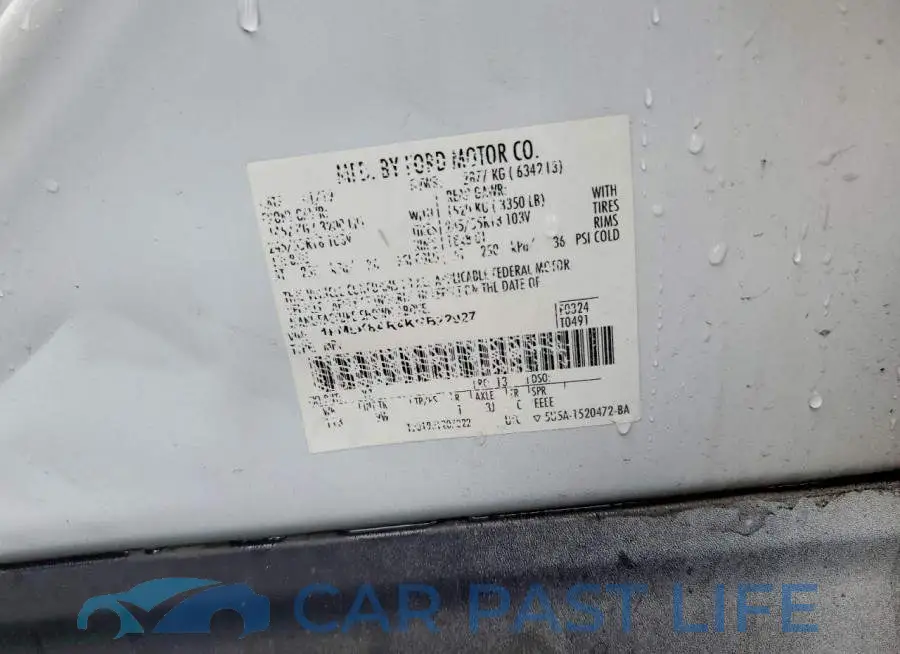 1FM5K8AR4KGB22927# 13