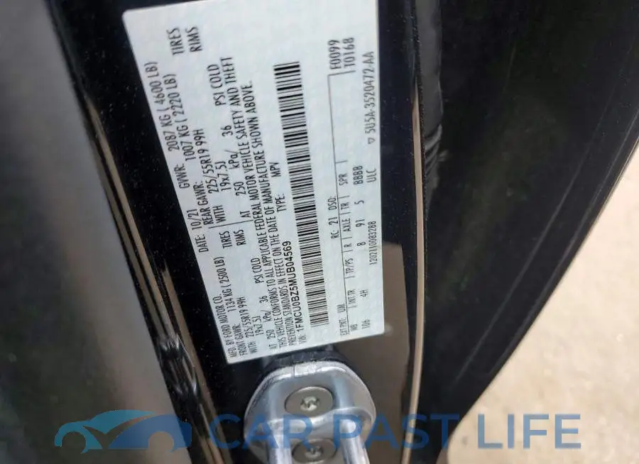 1FMCU0BZ5MUB04569# 13