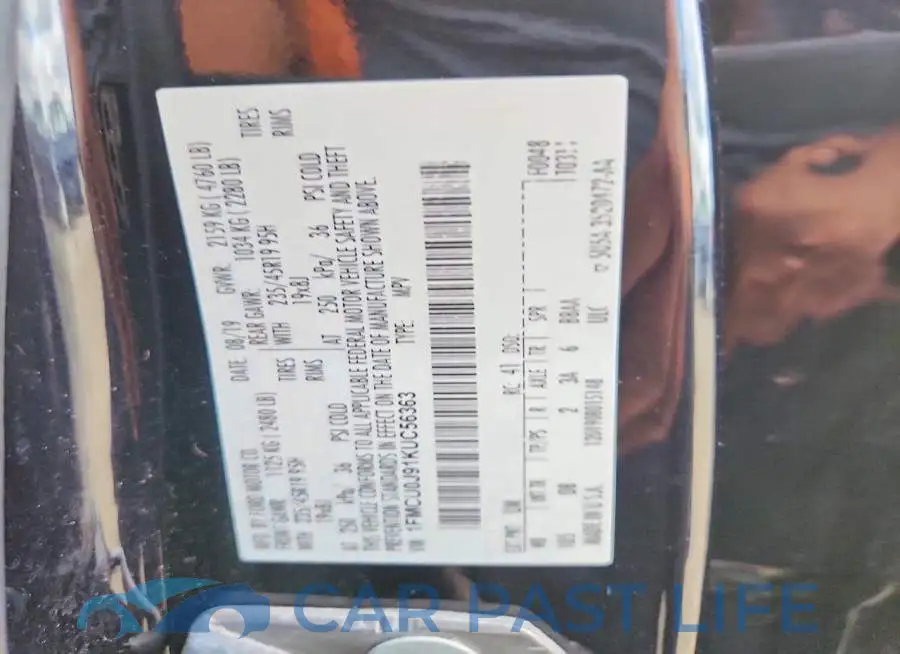 1FMCU0J91KUC56363# 13