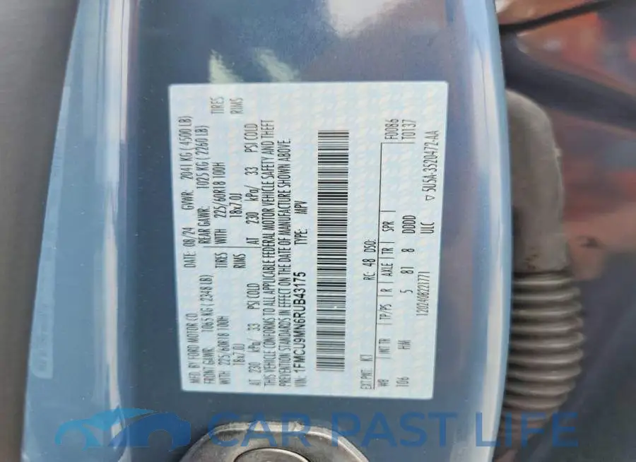 1FMCU9MN6RUB43175# 13