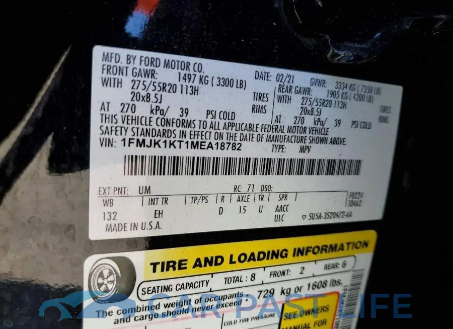 1FMJK1KT1MEA18782# 13