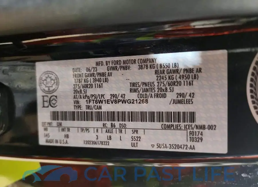 1FT6W1EV8PWG21268# 13