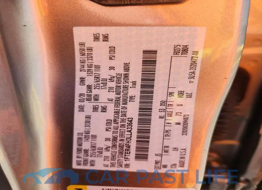 1FTER4FH3LLA33643# 12