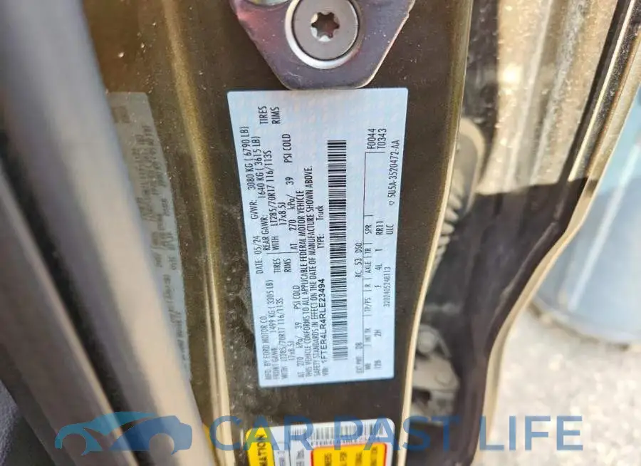 1FTER4LR4RLE23494# 13