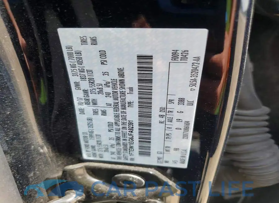 1FTEW1EG6JFA92391# 12