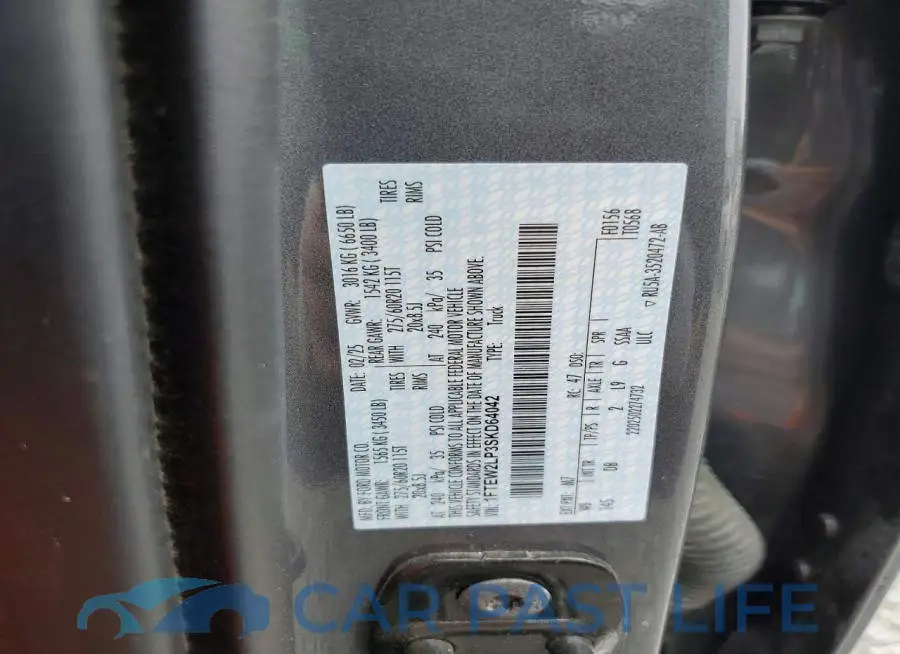1FTEW2LP3SKD64042# 12