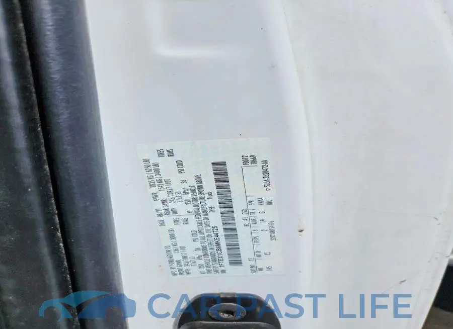 1FTEX1CB6MKE44725# 12