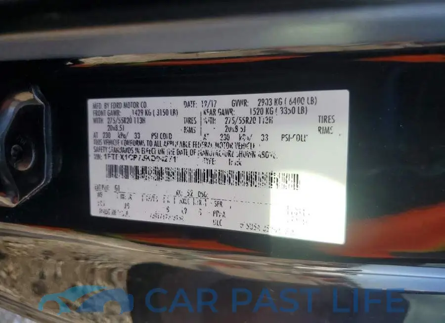 1FTEX1CP7JKD04271# 12
