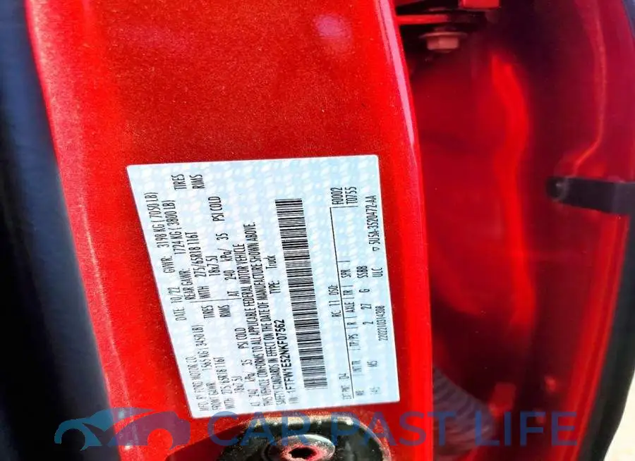 1FTFW1E52NKF07562# 13