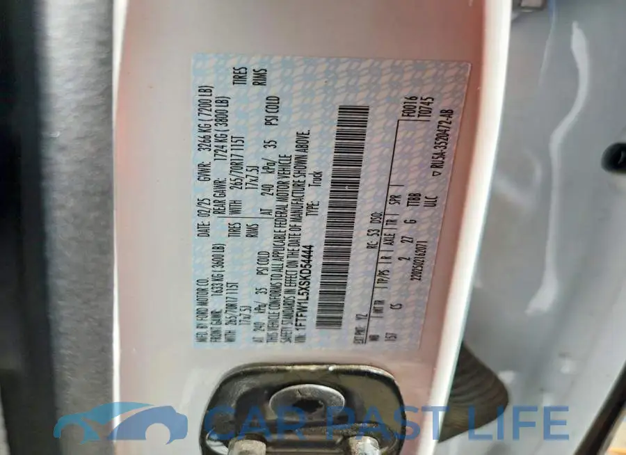 1FTFW1L5XSKD54444# 12