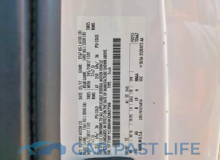 1FTMF1C89HKD80799# 12