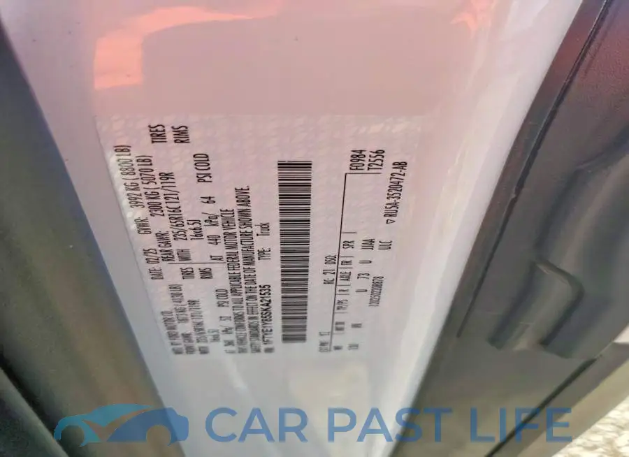 1FTYE1Y85SKA21535# 13