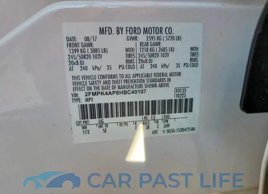 2FMPK4AP8HBC40107# 13