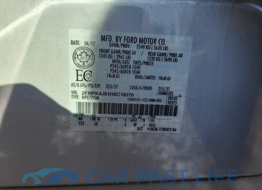 2FMPK4J81HBC18376# 13