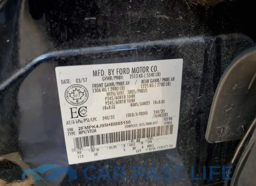 2FMPK4J95HBB85150# 13