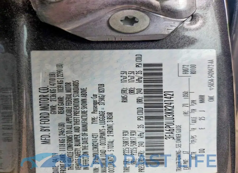 3FA6P0LU3KR241421# 13