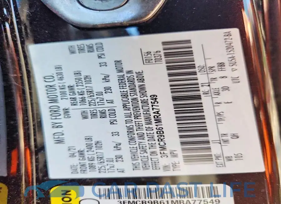 3FMCR9B61MRA77549# 13