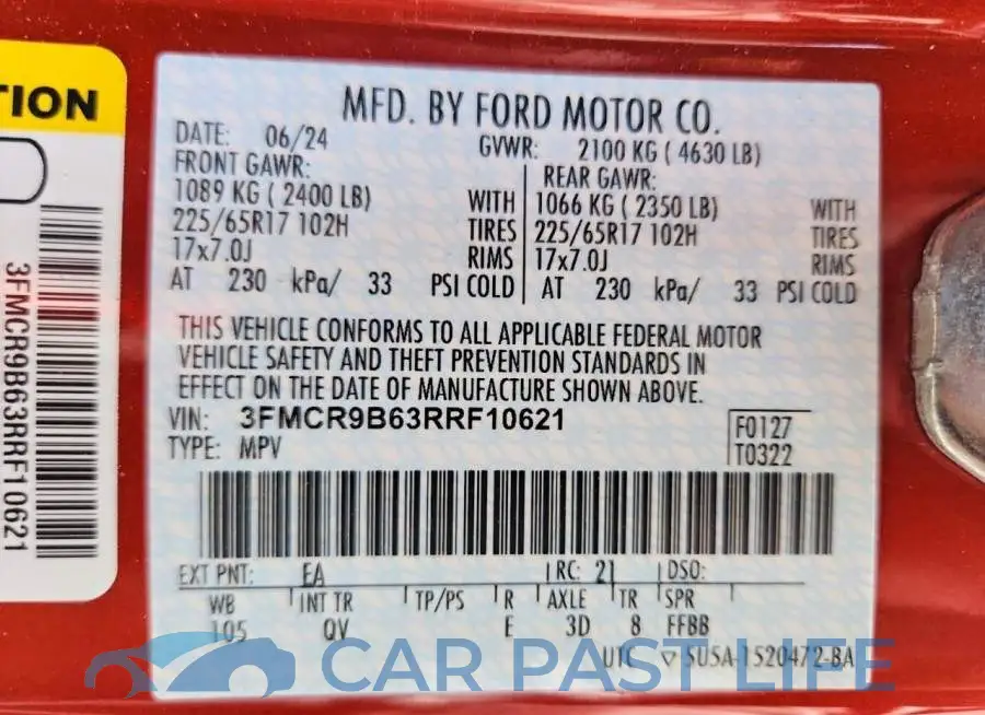3FMCR9B63RRF10621# 13