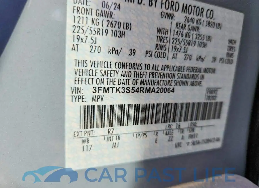 3FMTK3S54RMA20064# 13