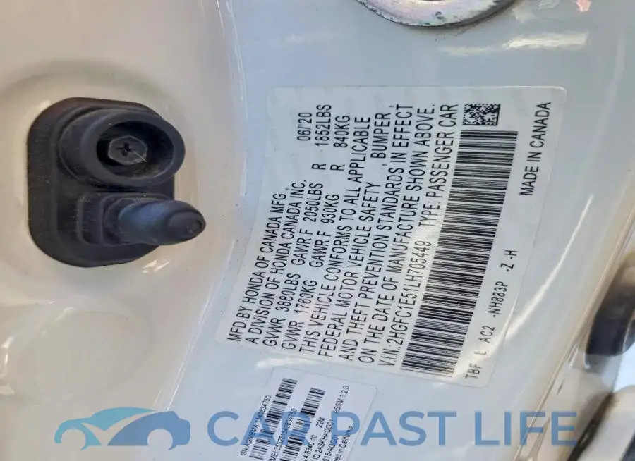 2HGFC1E51LH705449# 12