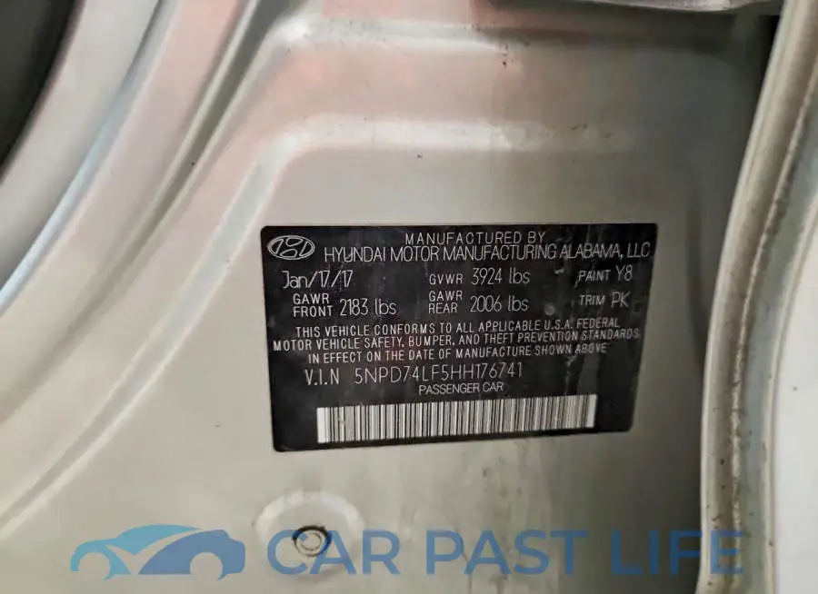 5NPD74LF5HH176741# 13