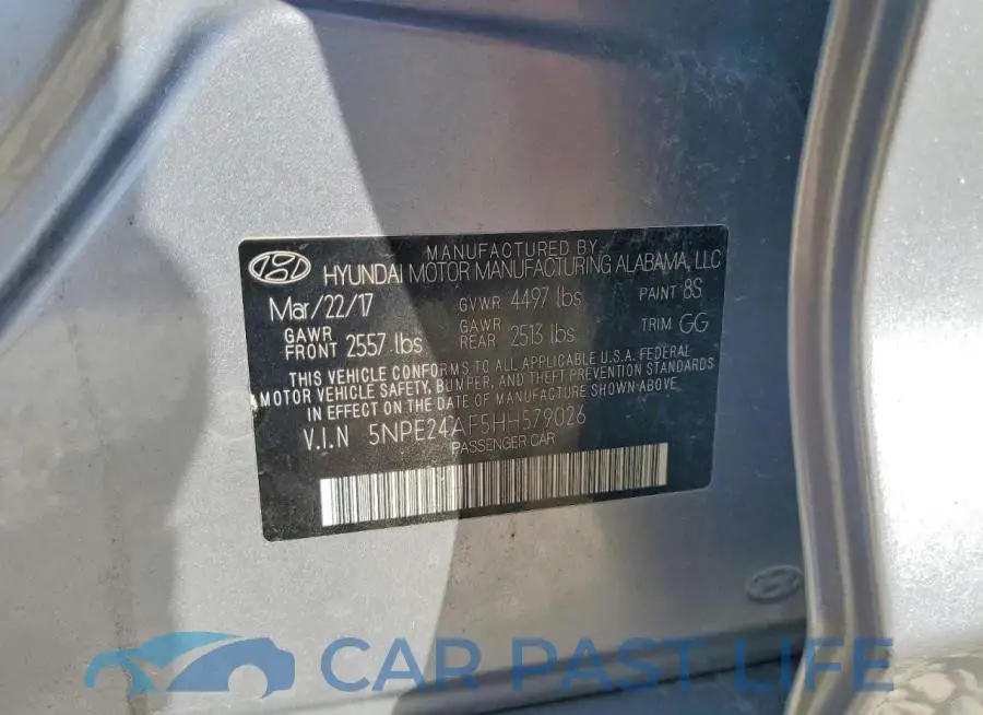 5NPE24AF5HH579026# 12