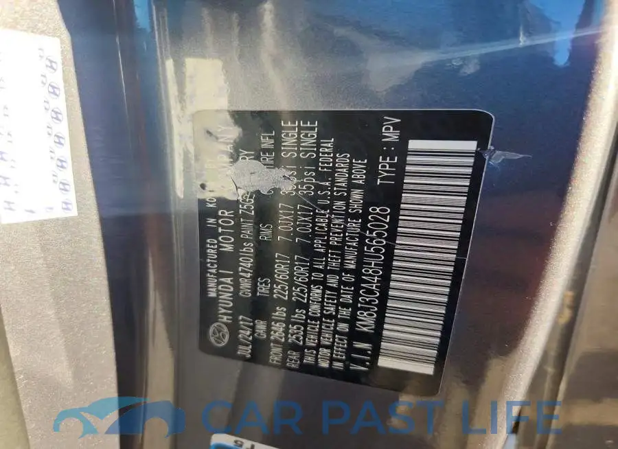 KM8J3CA48HU565028# 13