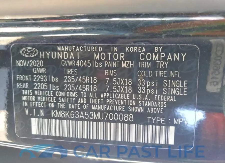 KM8K63A53MU700088# 13