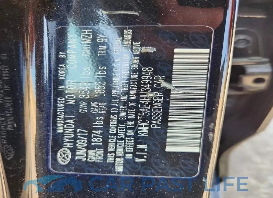KMHCT5AE4HU349948# 12