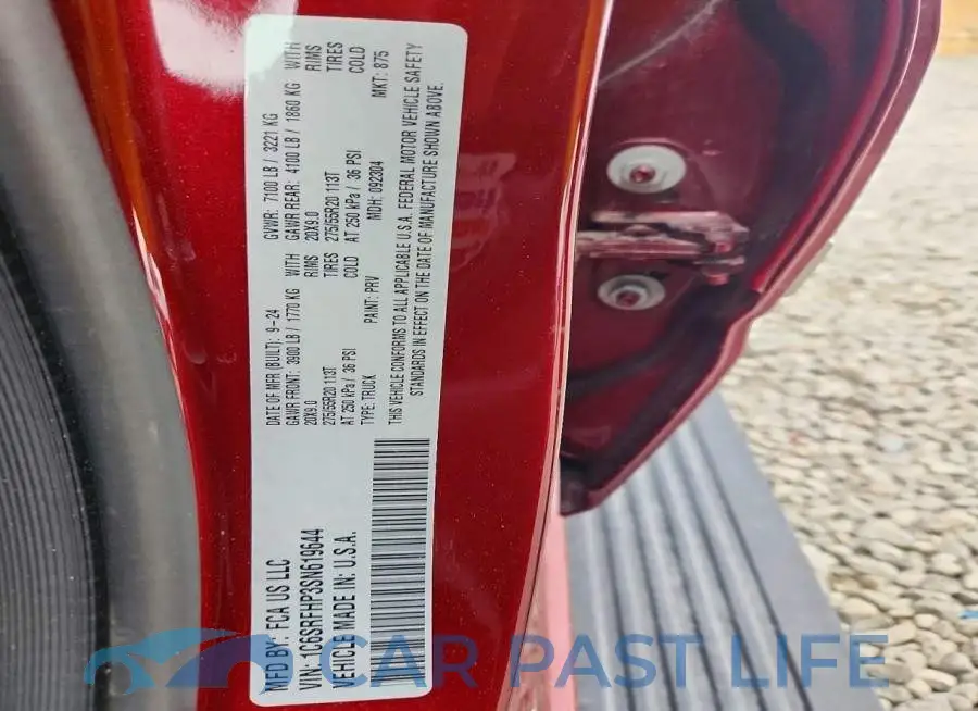 1C6SRFHP3SN619644# 13