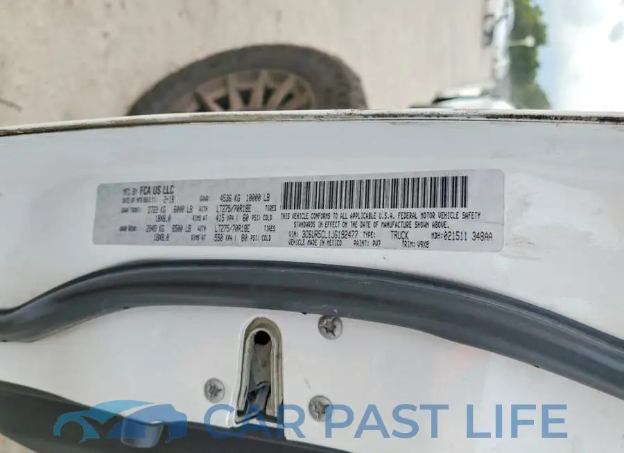 3C6UR5CL1JG192477# 12