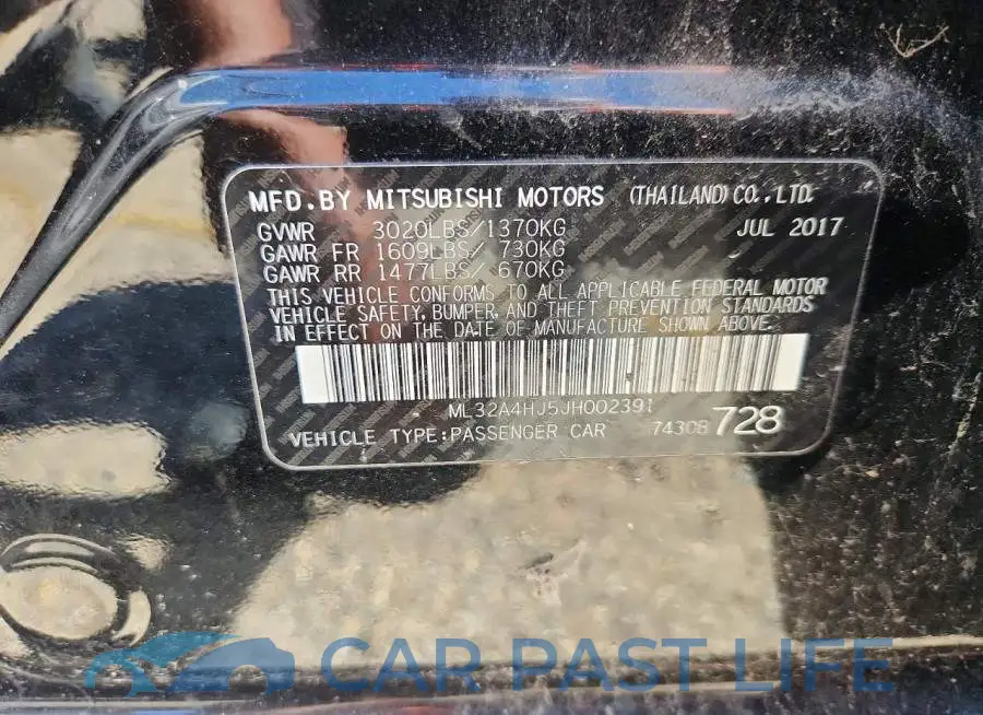 ML32A4HJ5JH002391# 12