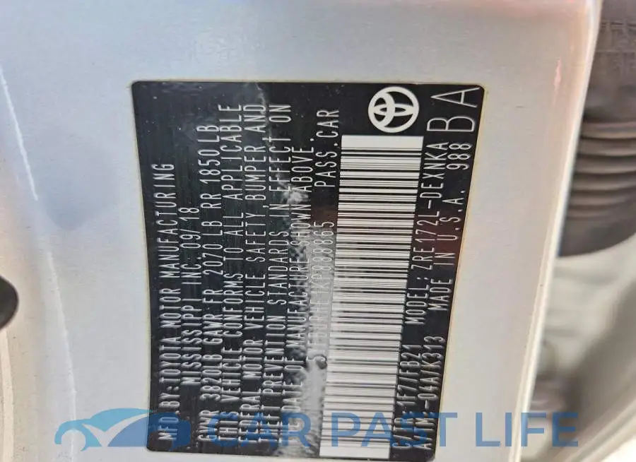 5YFBURHE1KP888865# 12