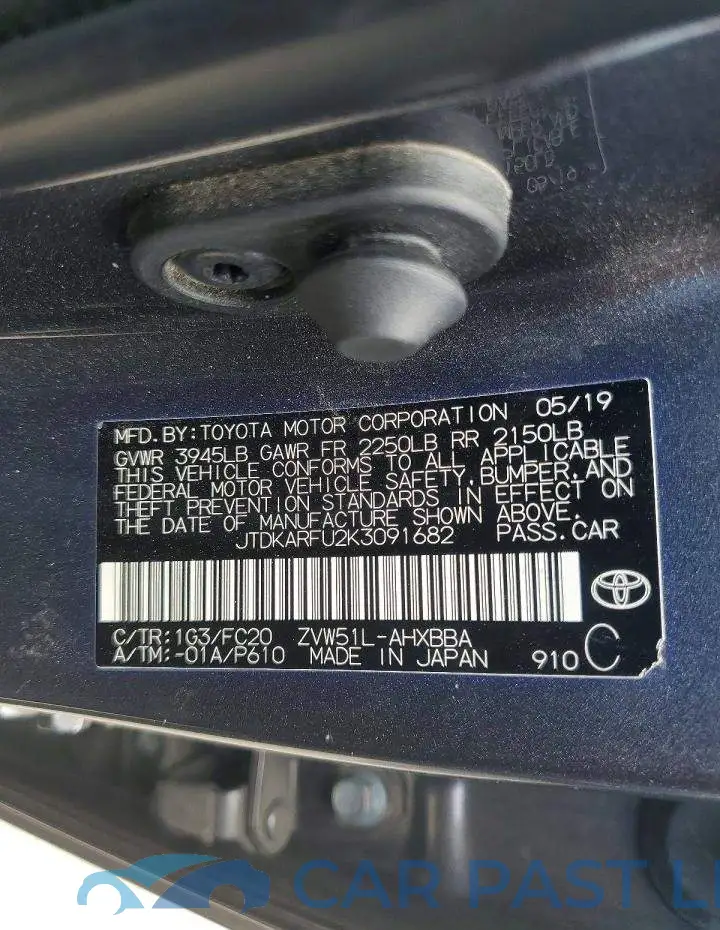 JTDKARFU2K3091682# 12