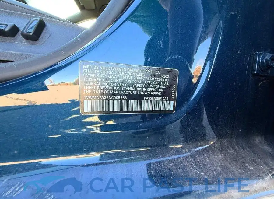 1VWMA7A33NC005566# 10
