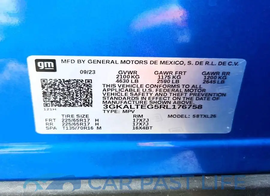 3GKALTEG5RL176758# 13
