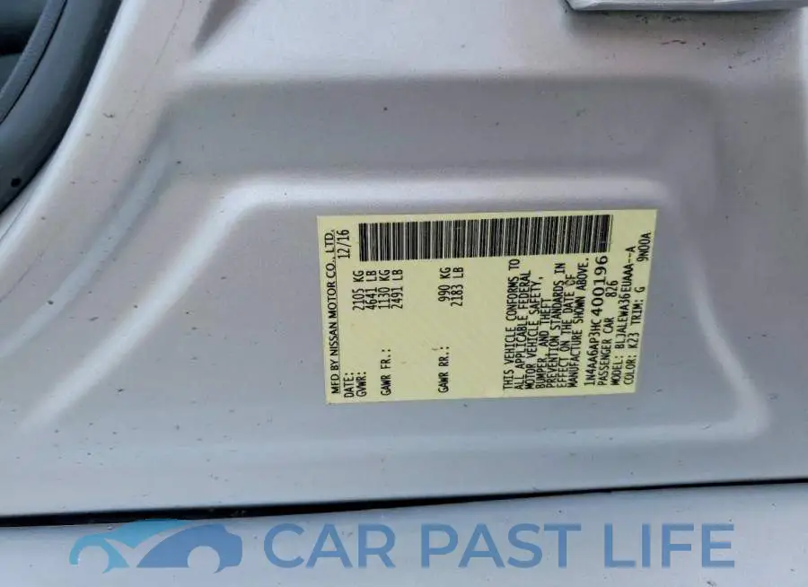 1N4AA6AP3HC400196# 12