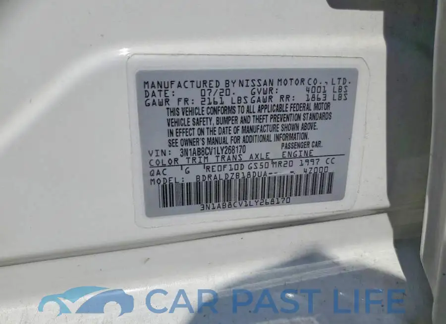 3N1AB8CV1LY268170# 13