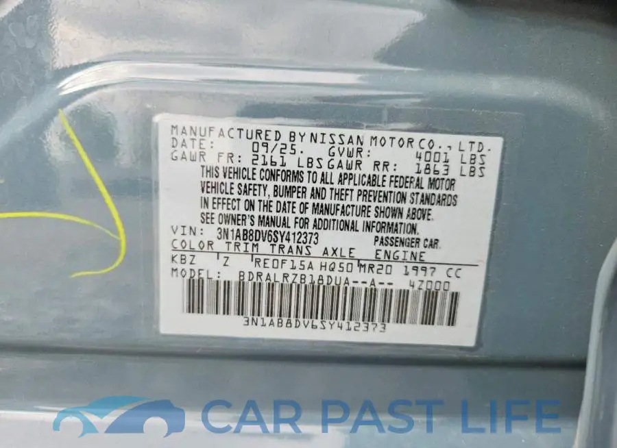 3N1AB8DV6SY412373# 12