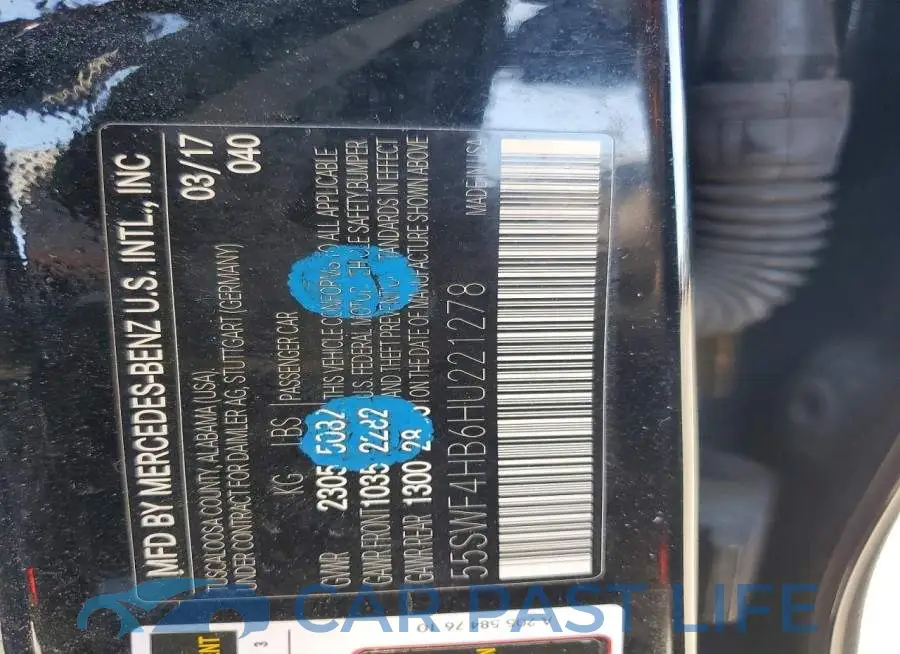 55SWF4HB6HU221278# 12