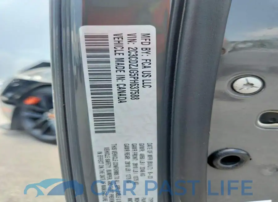 2C3CDZJG5PH637588# 12