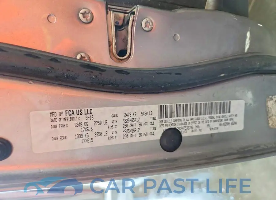 3C4PDCBG2HT536705# 12