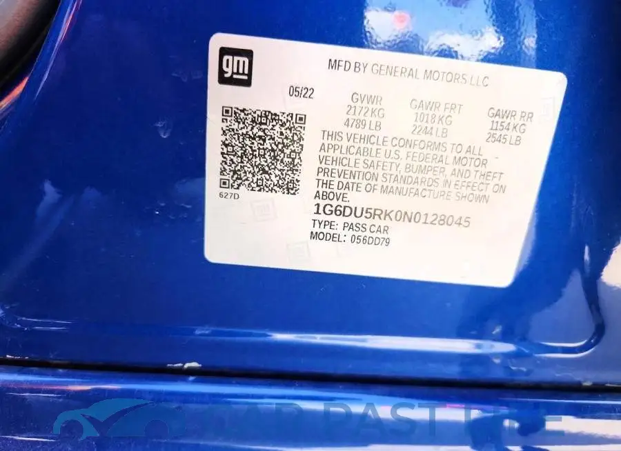 1G6DU5RK0N0128045# 12