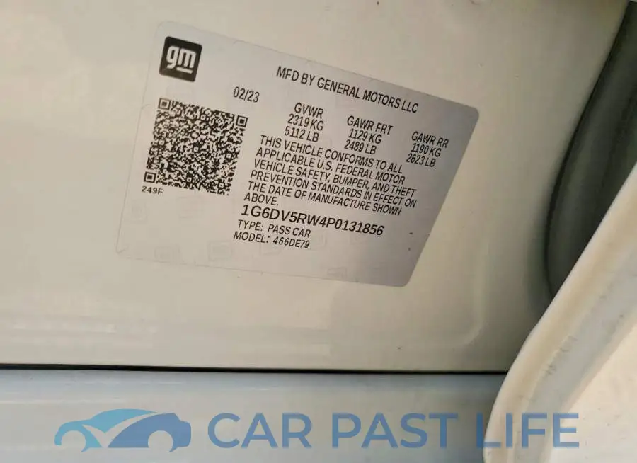 1G6DV5RW4P0131856# 12