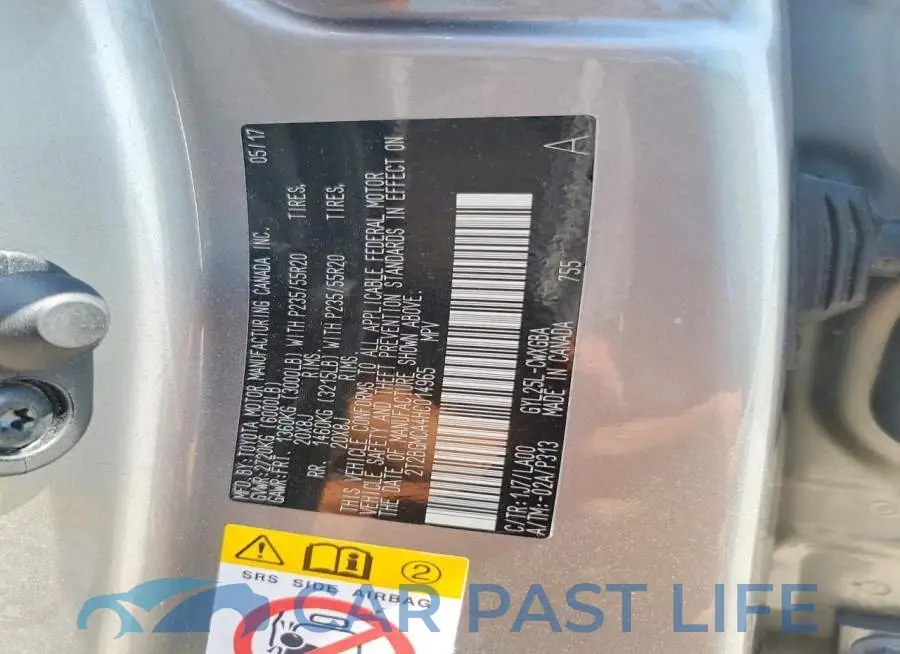 2T2BGMCA4HC014965# 12