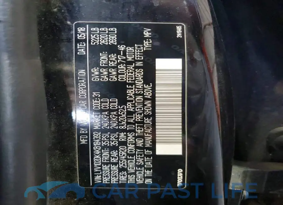 LYV102DK4KB184392# 12