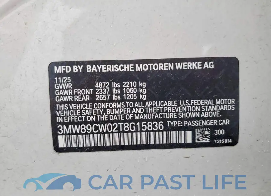 3MW89CW02T8G15836# 12