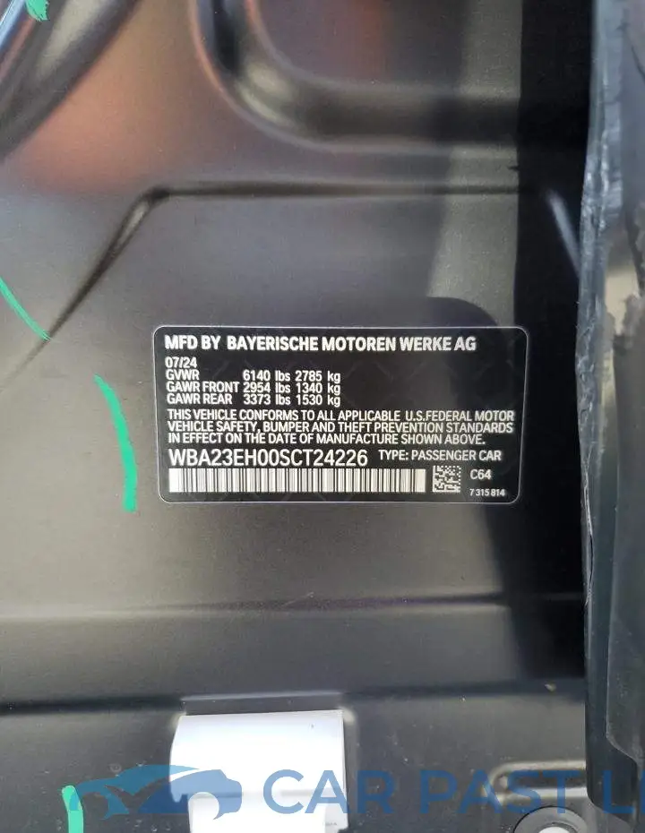WBA23EH00SCT24226# 14