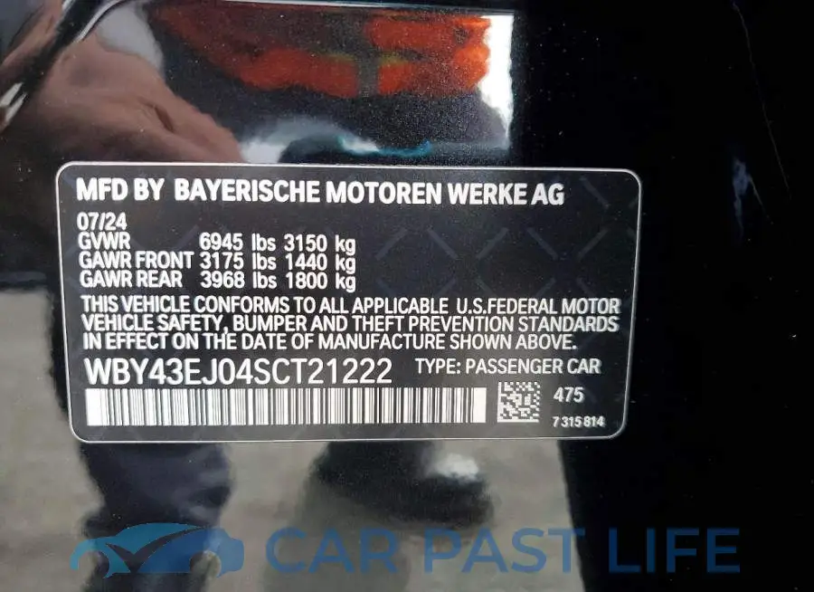 WBY43EJ04SCT21222# 12